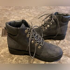 Wanted Sequoia Lace-Up Hiker Bootie, Grey, 6